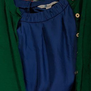 Boden Sky Blue, Carey Top Silk and Viscose Size 4